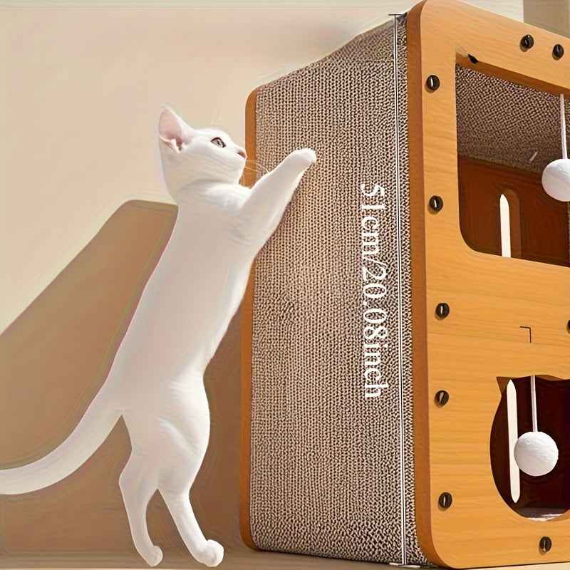 Two-Storey Cat Villa - Luxe Whiskers