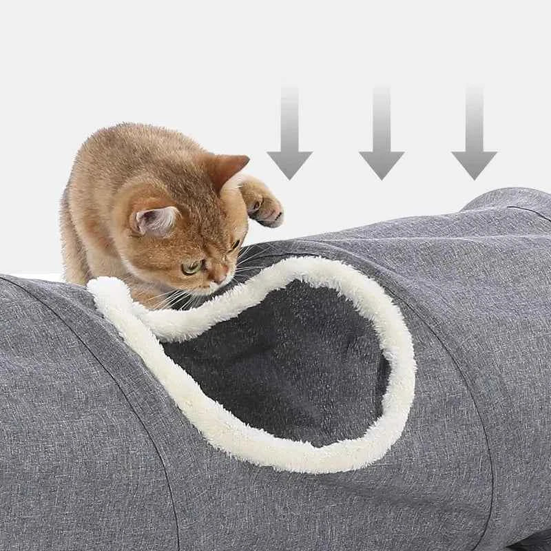 Foldable Cat Tunnel - Luxe Whiskers