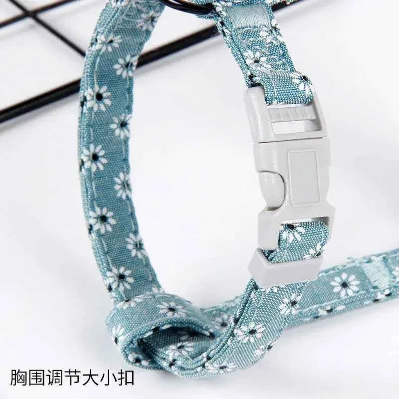 Adjustable Traction Cat Halter Collar Harness - Luxe Whiskers