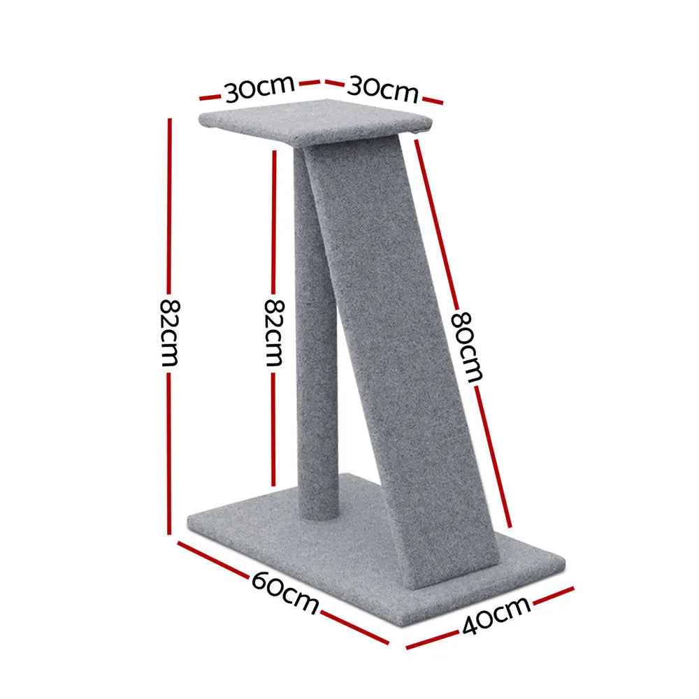 i.Pet Scratching Post Tower - 82cm - Luxe Whiskers