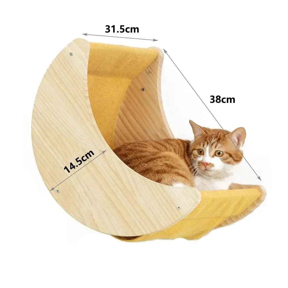 Wall Mounted Cat Furniture - Scratching Posts, Hammock, Steps & More! - Luxe Whiskers
