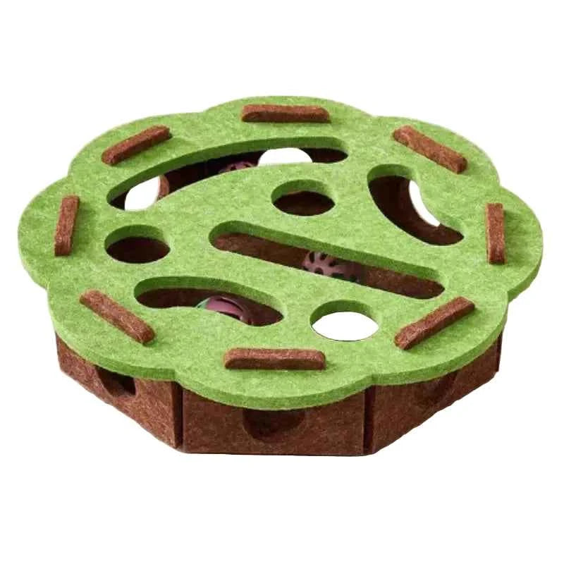 Interactive Cat Puzzle Toy - Luxe Whiskers