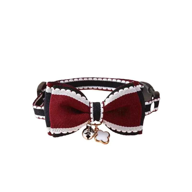 Cute Adjustable Bow Cat Collar
