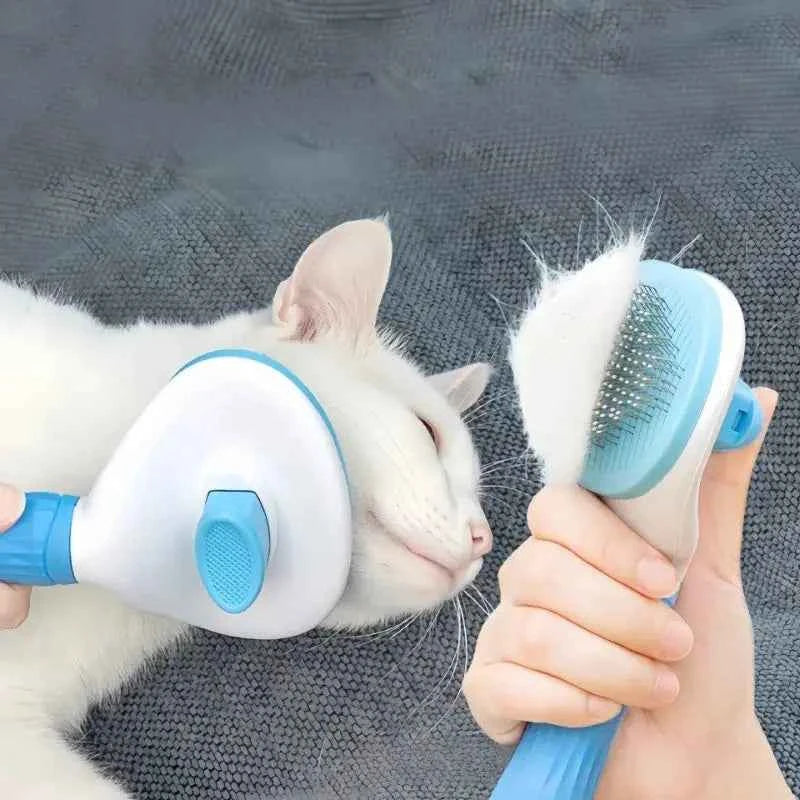 Long-Haired Deshedding Cat Brush - Luxe Whiskers