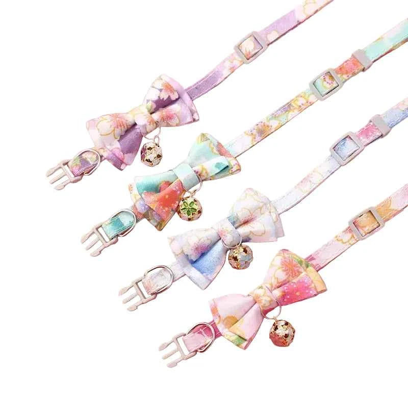 Lattice Bow Cat Collar