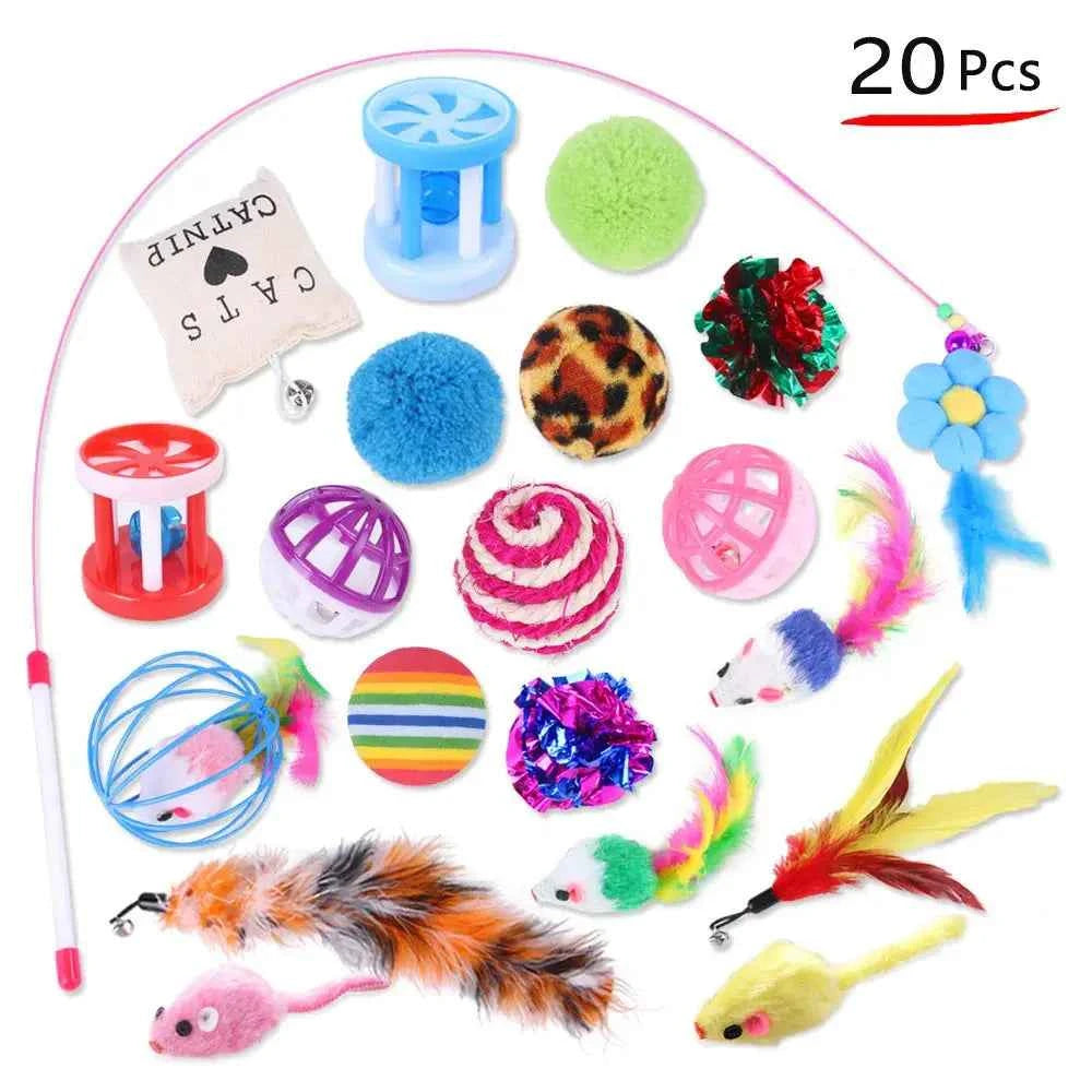 Interactive Value Cat Toy Sets - Luxe Whiskers