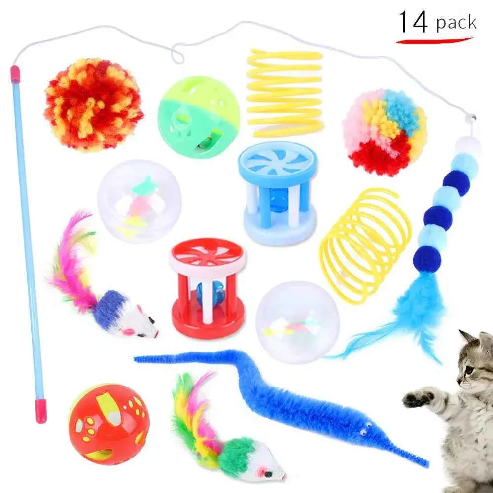 Interactive Value Cat Toy Sets - Luxe Whiskers