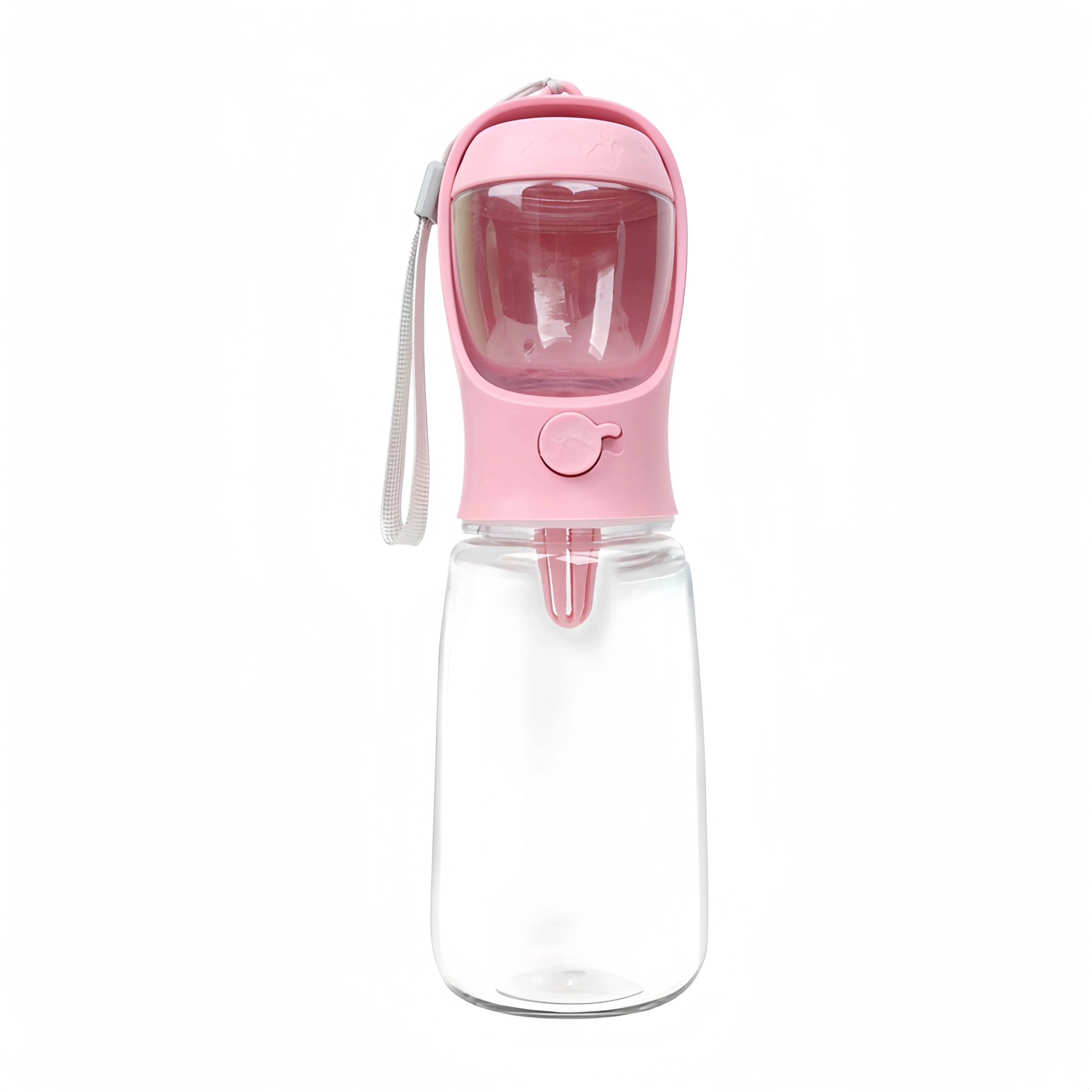 Travel Pet Water Bottle With Food Dispenser - Luxe Whiskers