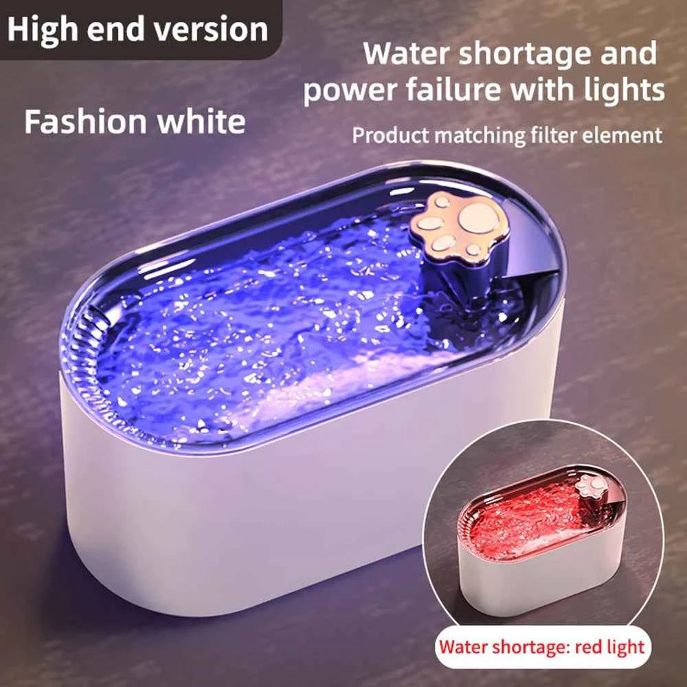 LED Electric Cat Water Fountain - 3L