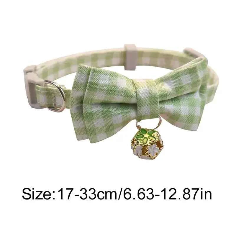 Lattice Bow Cat Collar