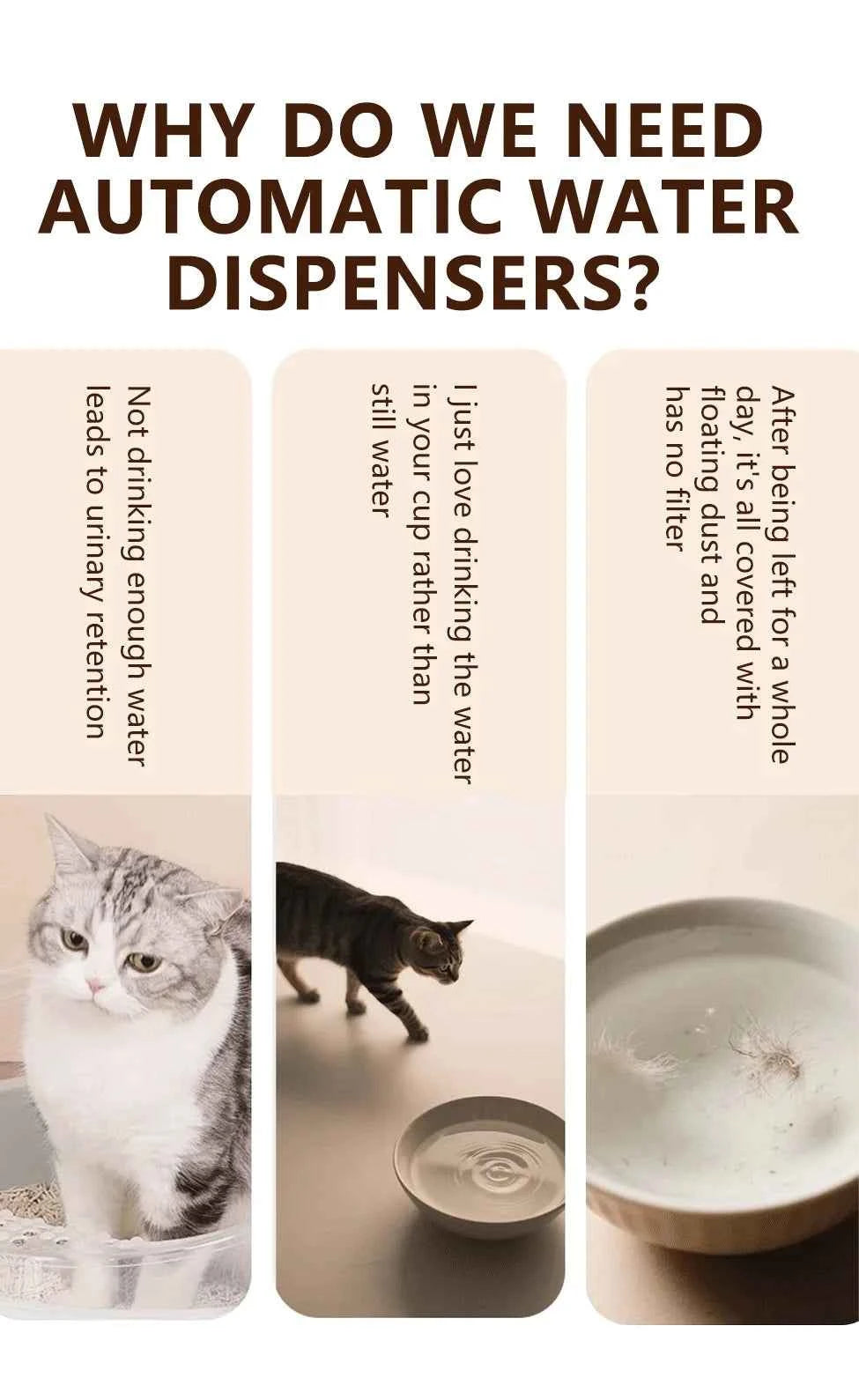 Wireless Sensor Cat Water Fountain - 2.5L