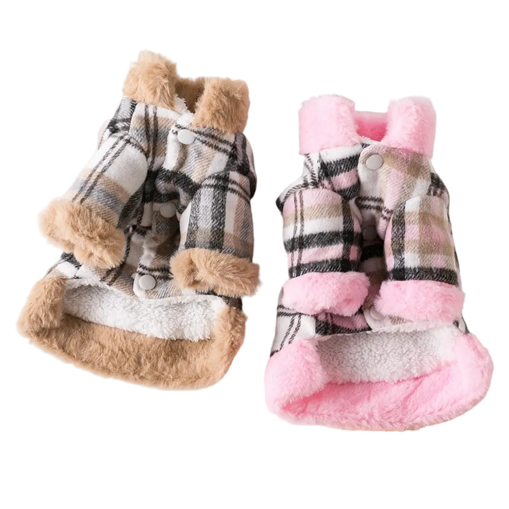 Winter Fur Cat Jacket - Luxe Whiskers