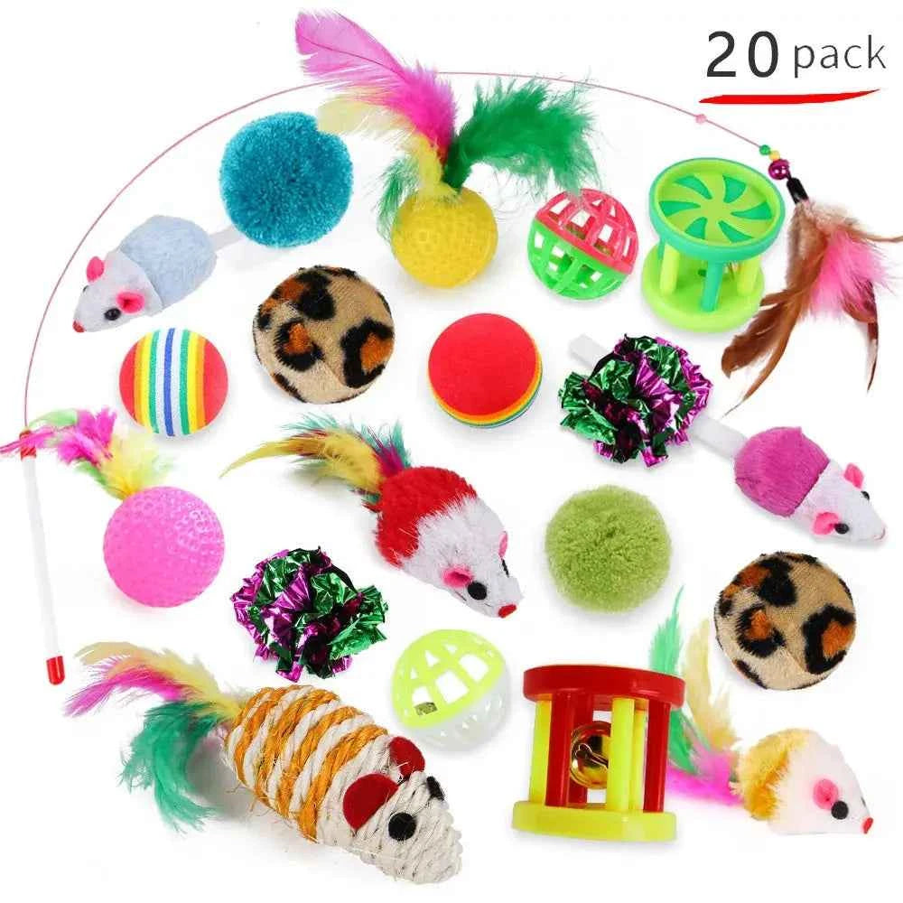 Interactive Value Cat Toy Sets - Luxe Whiskers