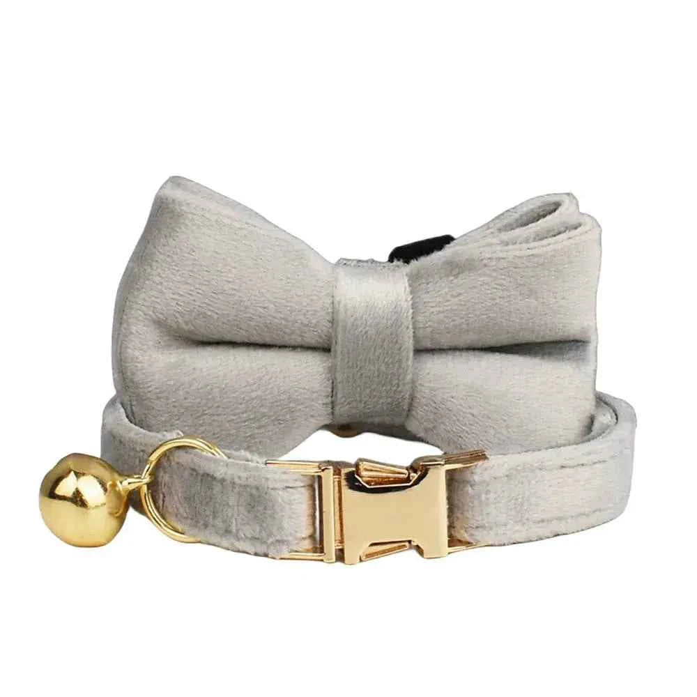 Luxe Bow Cat Collar Harness Set - Luxe Whiskers