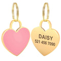 Heart ID Pet Tag - Luxe Whiskers