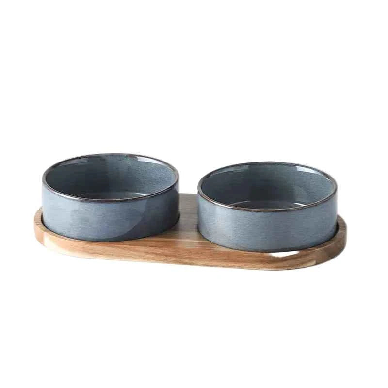 Ceramic Cat Feeding Bowl - Luxe Whiskers