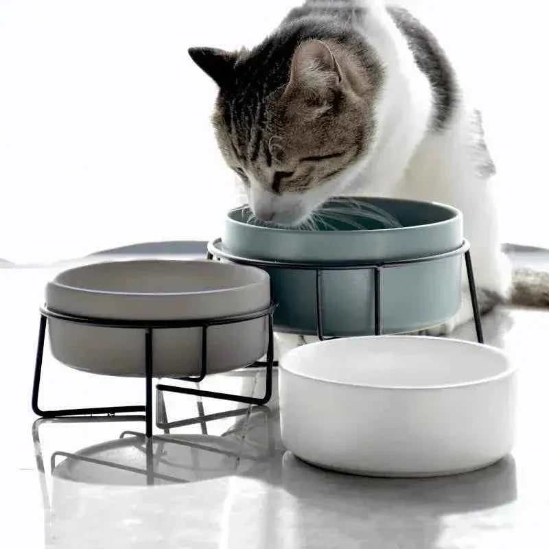 Ceramic Cat Bowls - Luxe Whiskers