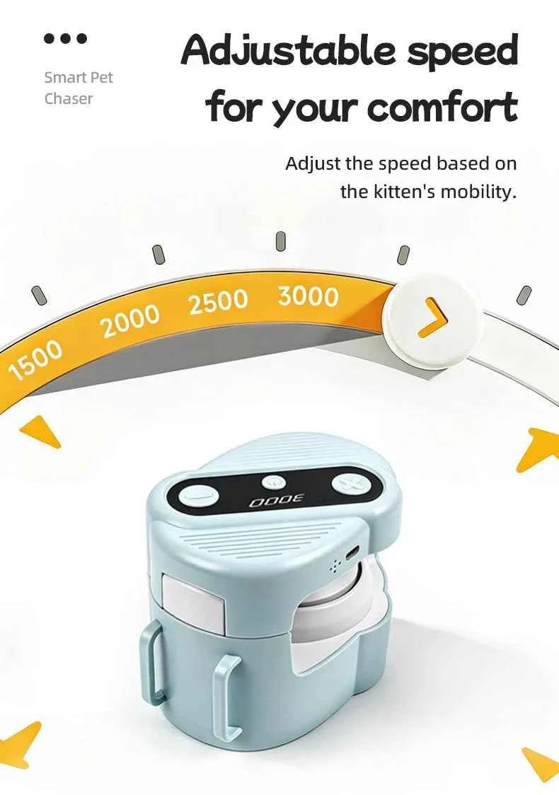 Cat Supplies Pet Running Interactive Indoor Cat Toy  Automatic/Remote DIY Speed  Adjustable  Exercise for Cats Cat accessories - Luxe Whiskers
