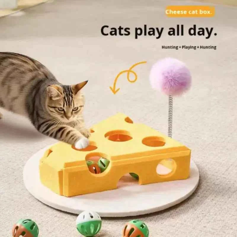 Interactive Cat Puzzle Toy - Luxe Whiskers