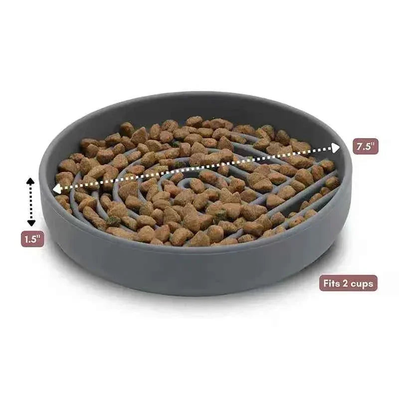 Silicone Slow Feeder Cat bowl - Luxe Whiskers