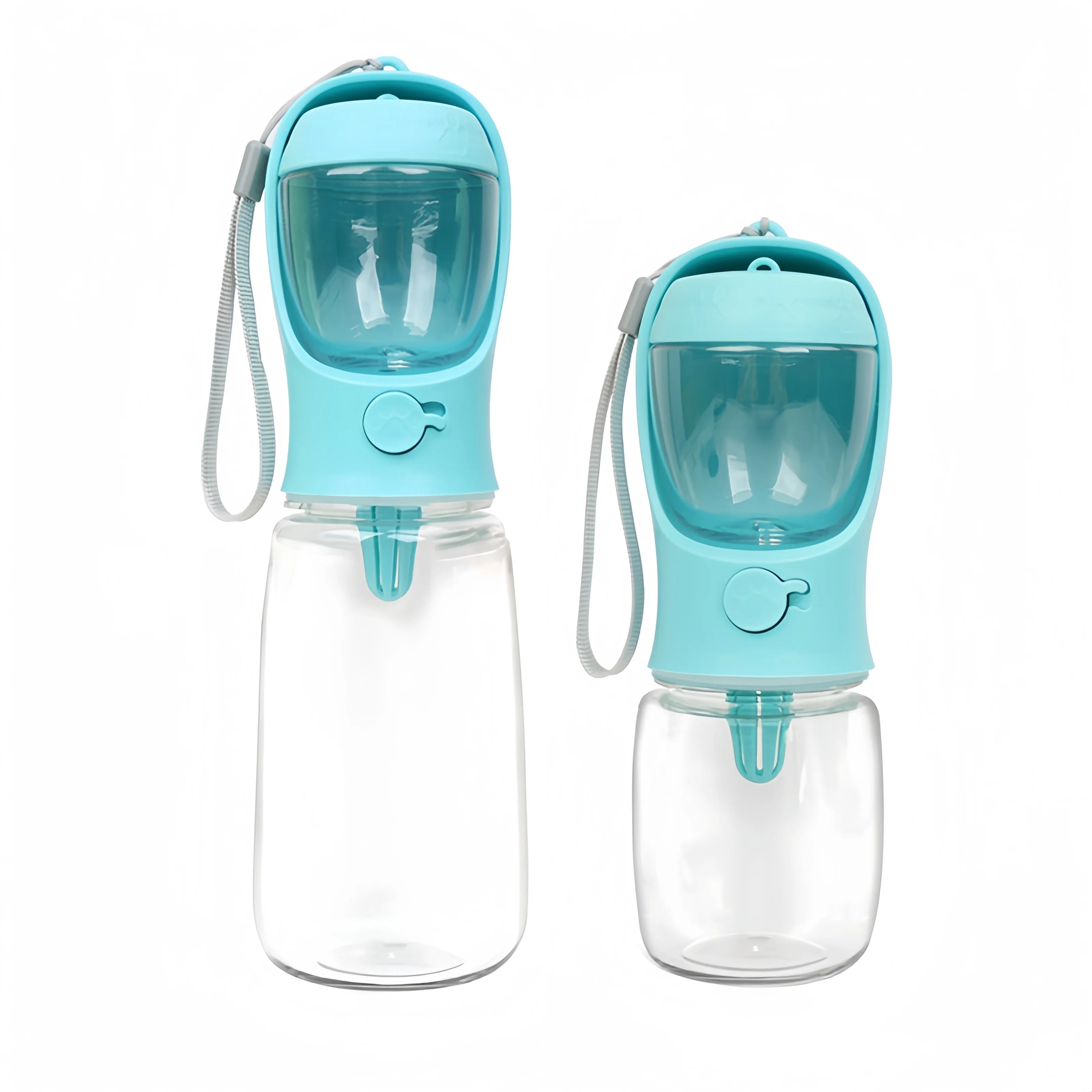 Travel Pet Water Bottle With Food Dispenser - Luxe Whiskers