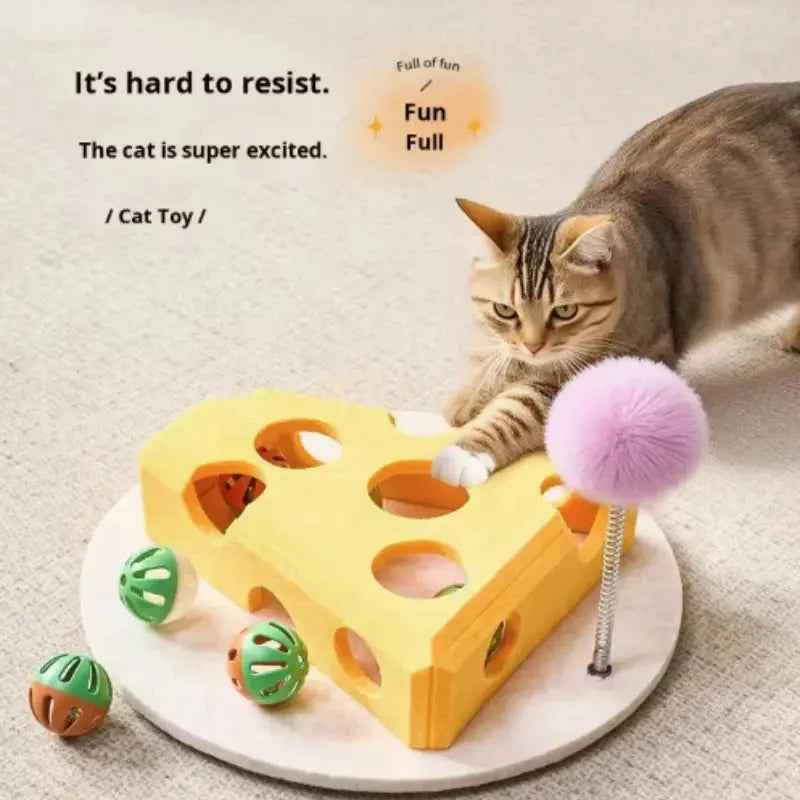 Interactive Cat Puzzle Toy - Luxe Whiskers
