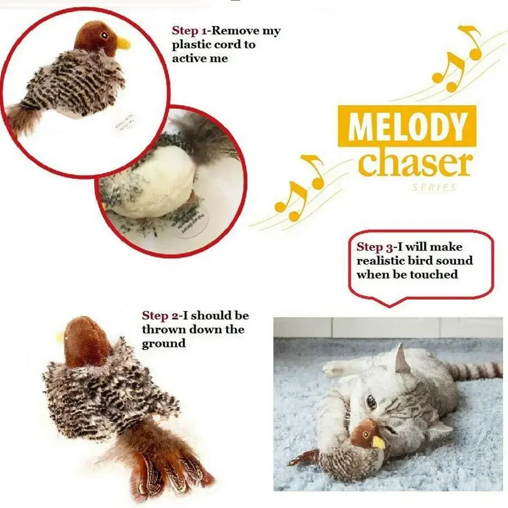 Interactive Chirping Bird Toy