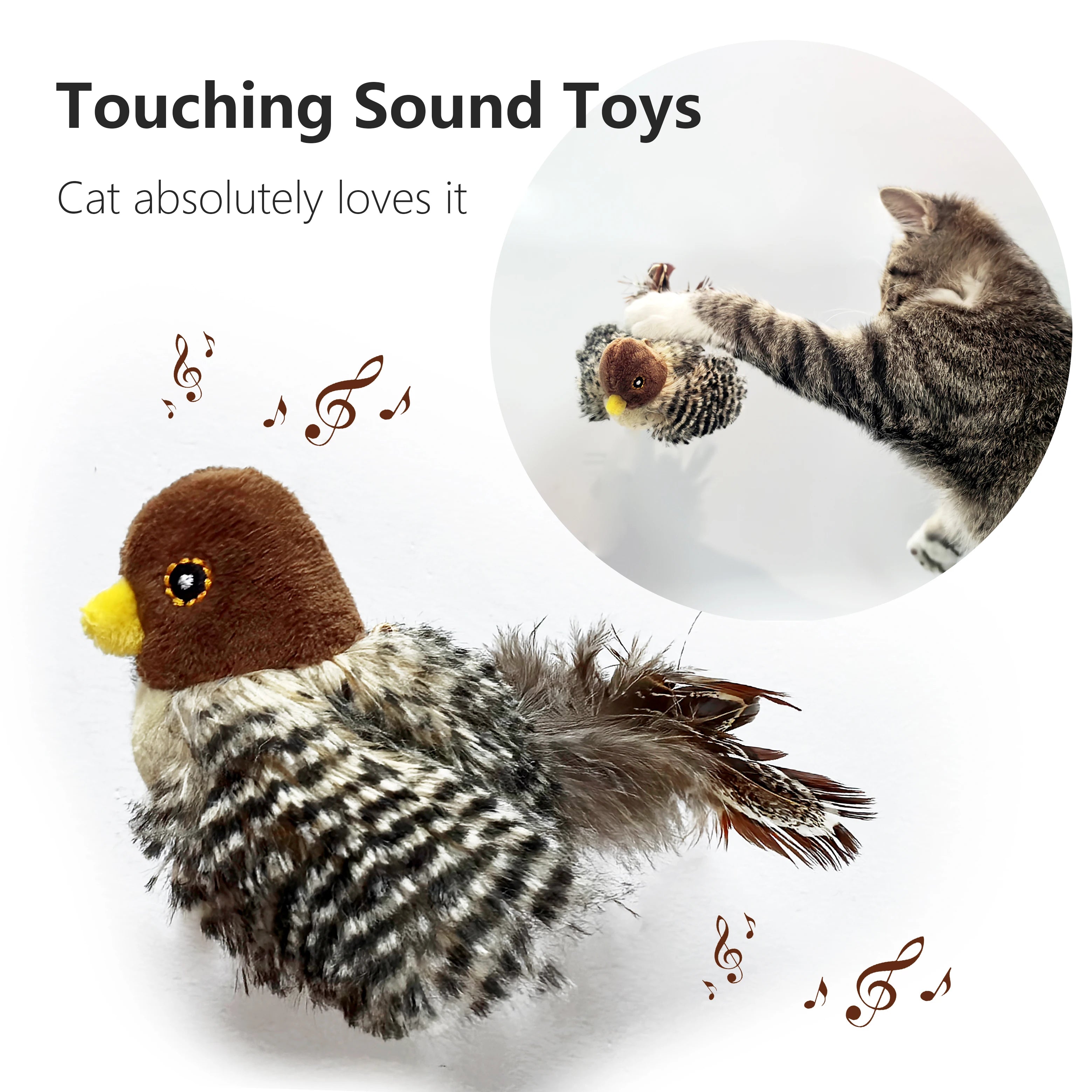 Interactive Chirping Bird Toy