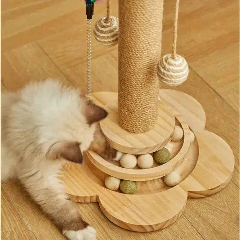 Cat Climbing Post - Luxe Whiskers