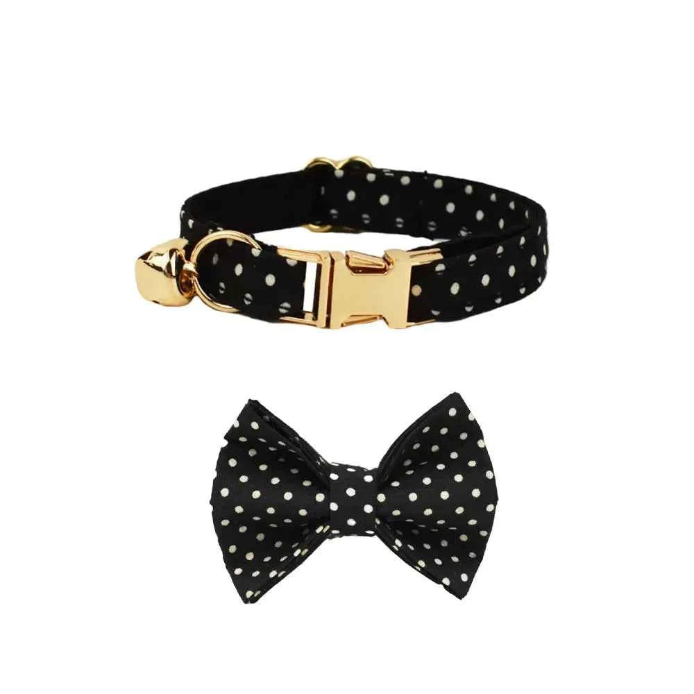 Adjustable Bow Cat Collar - Luxe Whiskers