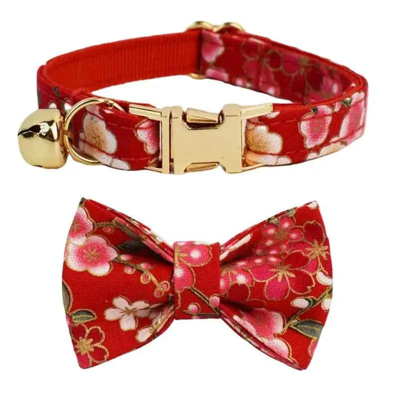 Adjustable Bow Cat Collar - Luxe Whiskers