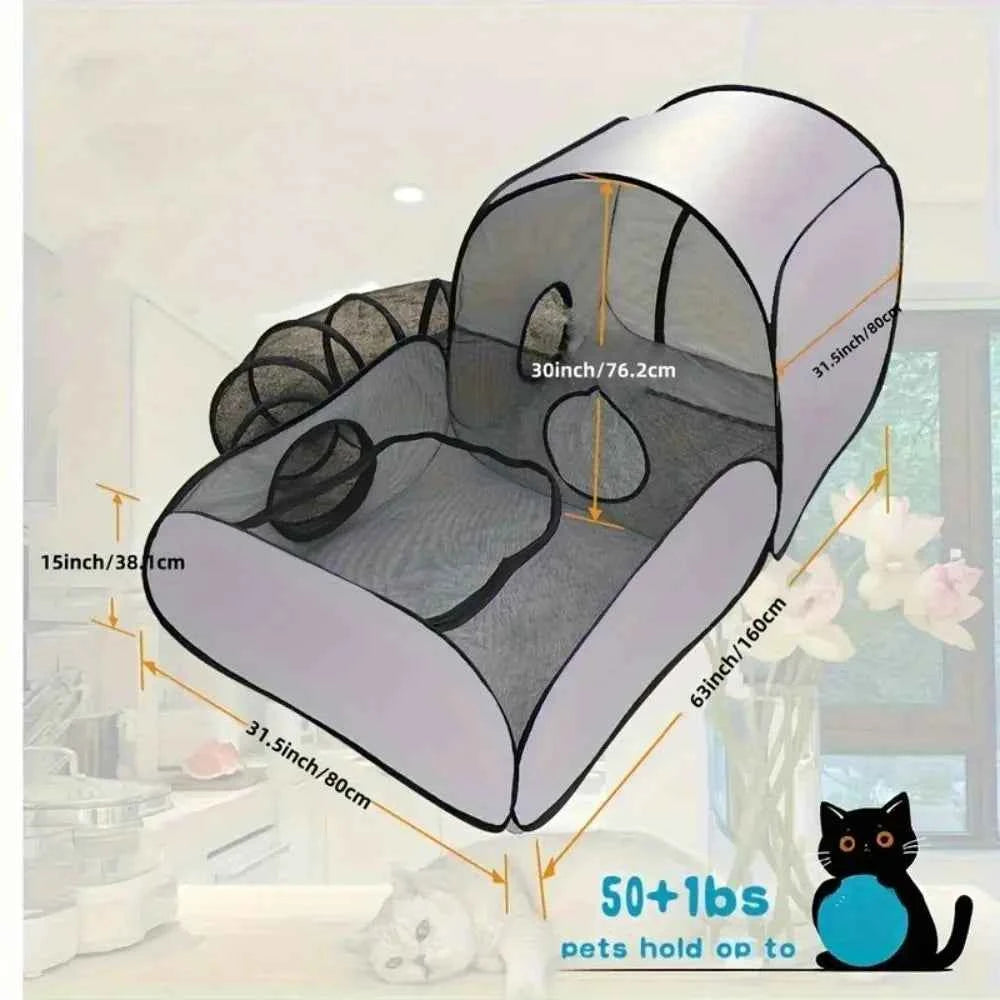 Portable Cat Play Pen - Luxe Whiskers