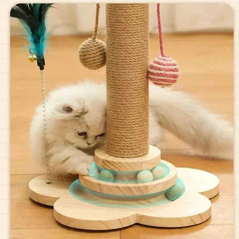 Cat Climbing Post - Luxe Whiskers