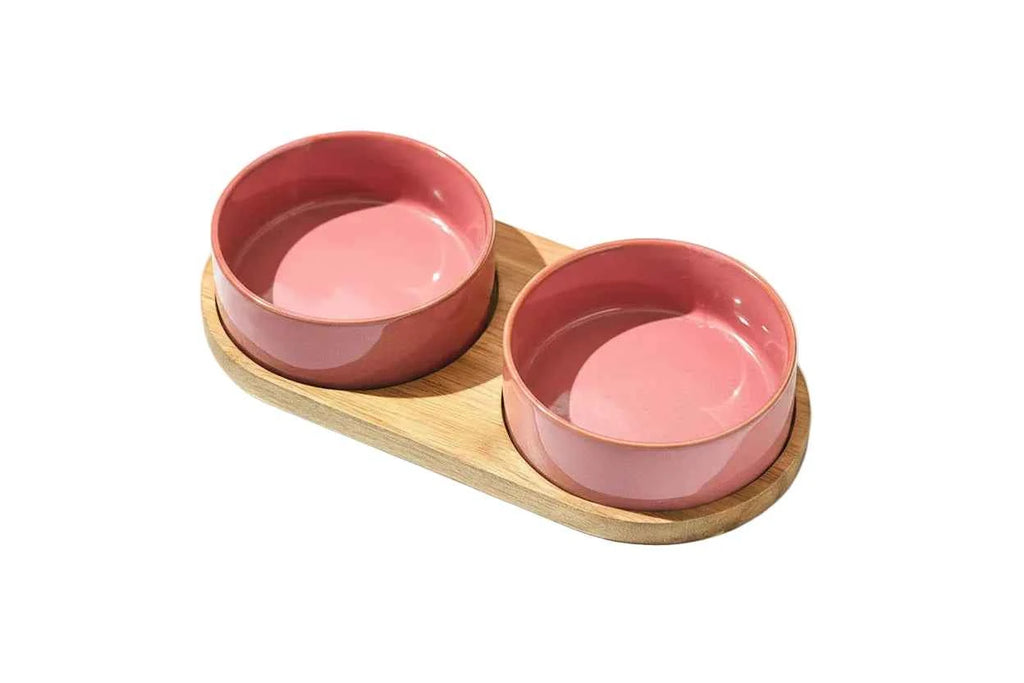 Ceramic Cat Feeding Bowl - Luxe Whiskers