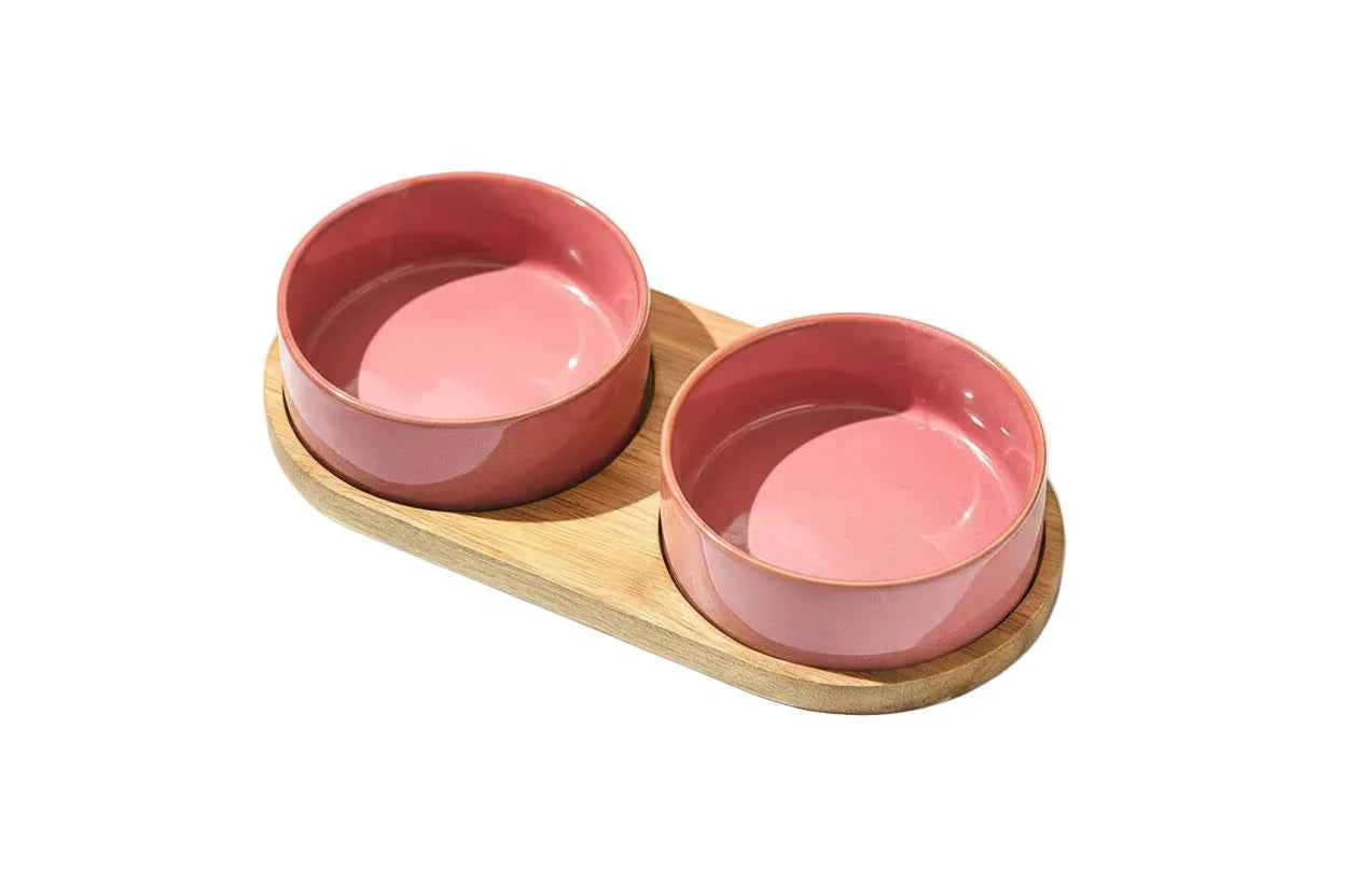 Ceramic Cat Feeding Bowl - Luxe Whiskers
