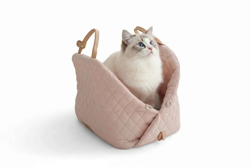 Luxury Car Tote Cat Carrier - Luxe Whiskers