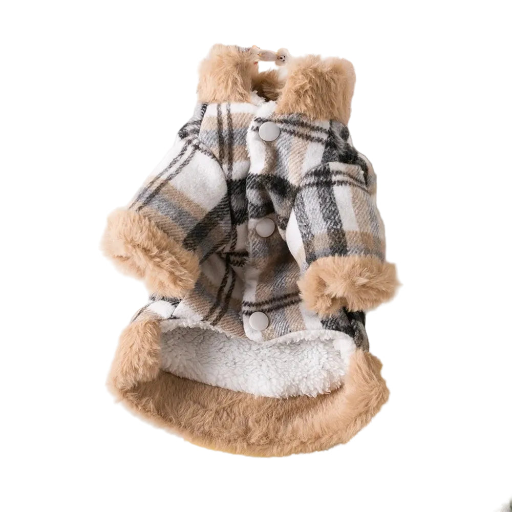 Winter Fur Cat Jacket - Luxe Whiskers