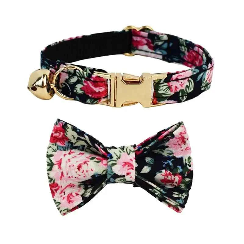 Adjustable Bow Cat Collar - Luxe Whiskers