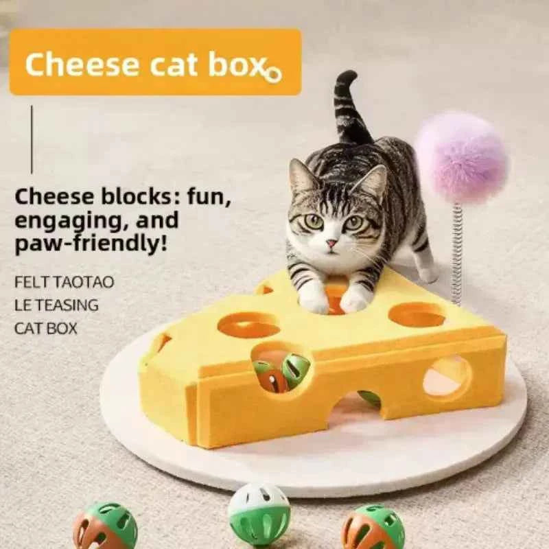 Interactive Cat Puzzle Toy - Luxe Whiskers