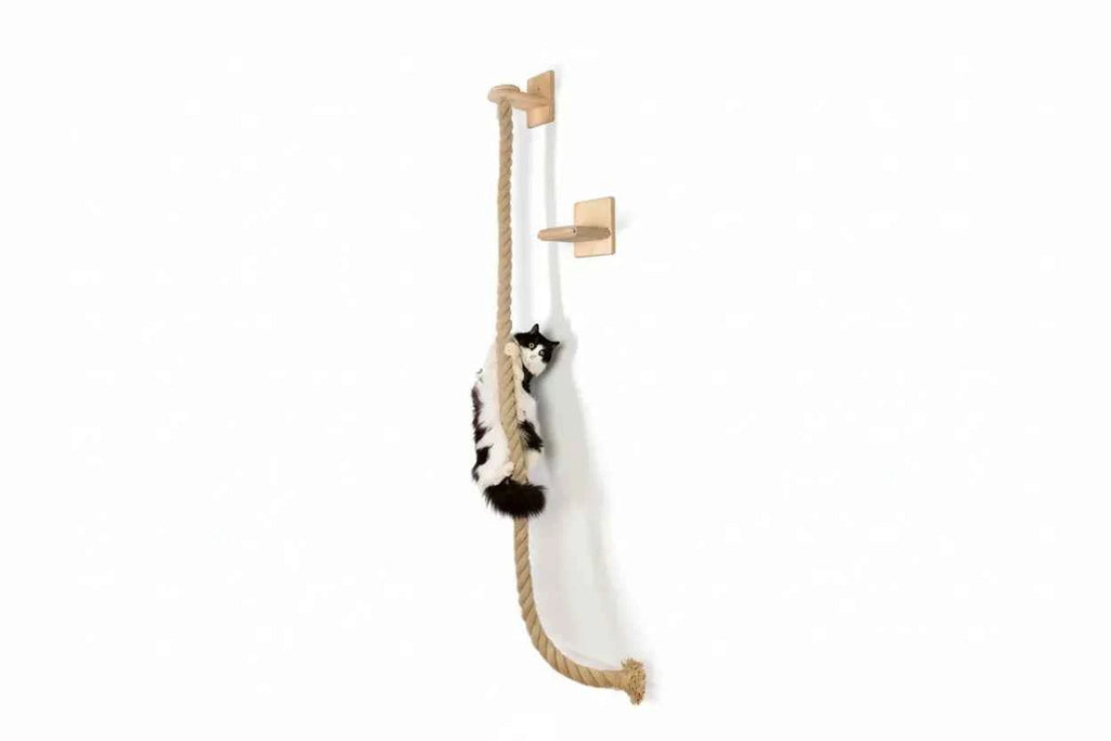 Wall-Mounted Cat Climbing Sisal Rope - Luxe Whiskers