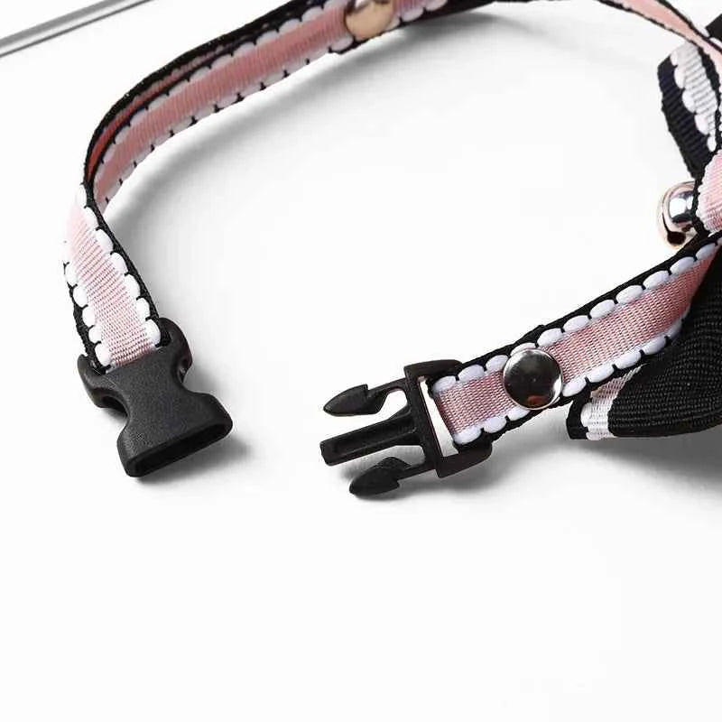 Cute Adjustable Bow Cat Collar