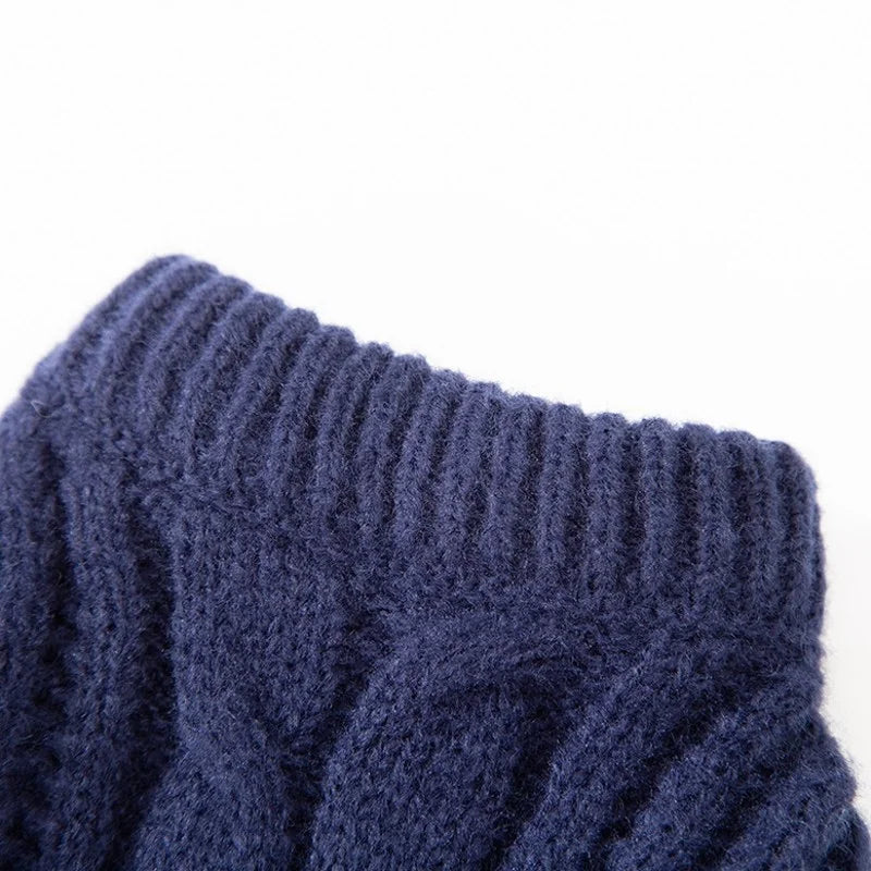 Winter Dog Clothes Warm Pet Dog Sweaters Luxury Puppy Knit Pullovers Cute Cat Turtleneck French Bulldogs Dog Clothes Pet Outfits - Luxe Whiskers