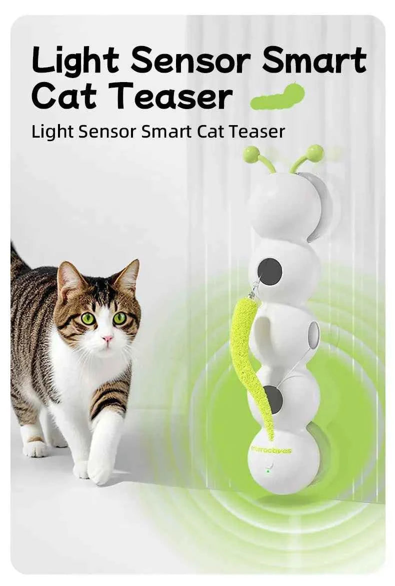 Electric Caterpillar Cat Teasing Toy - Luxe Whiskers