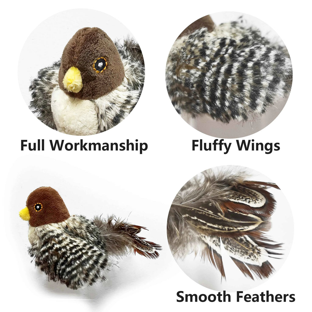 Interactive Chirping Bird Toy - Luxe Whiskers