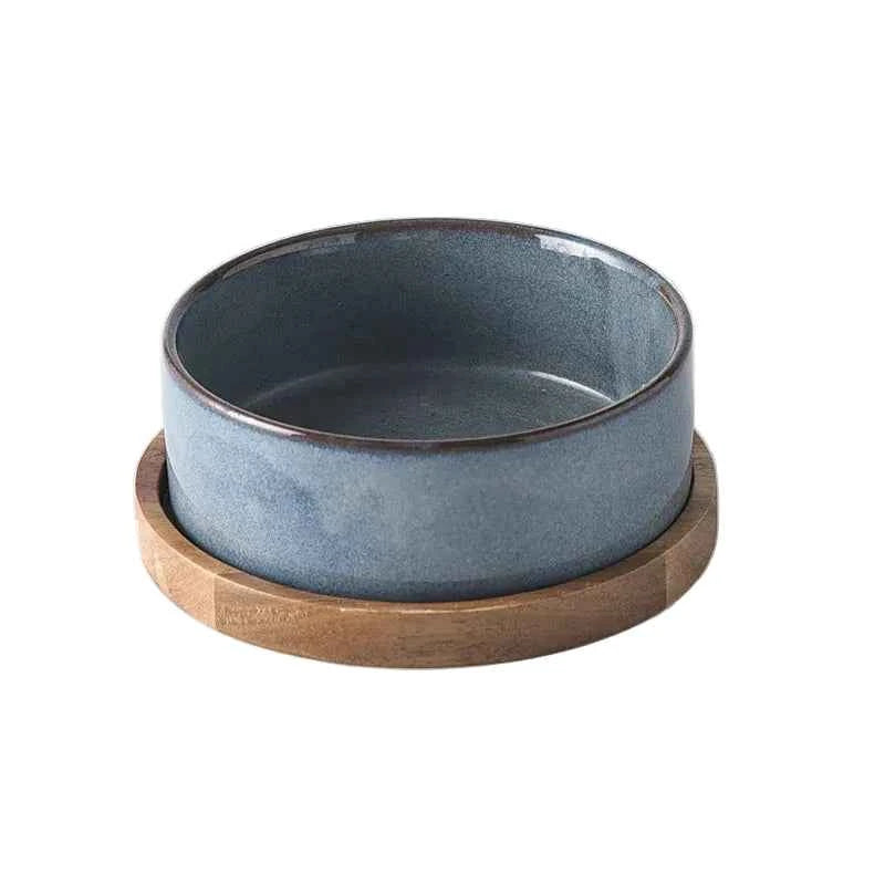 Ceramic Cat Feeding Bowl - Luxe Whiskers