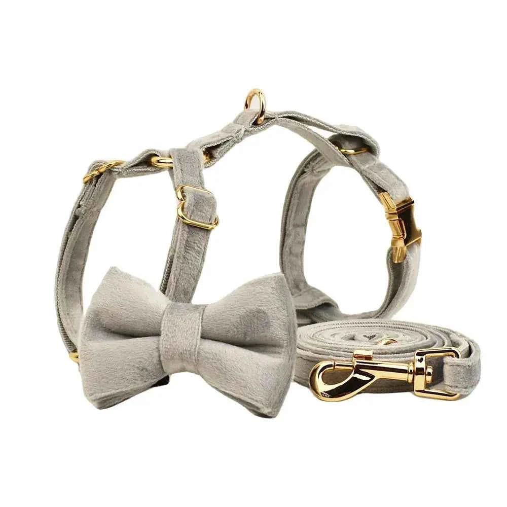 Luxe Bow Cat Collar Harness Set - Luxe Whiskers