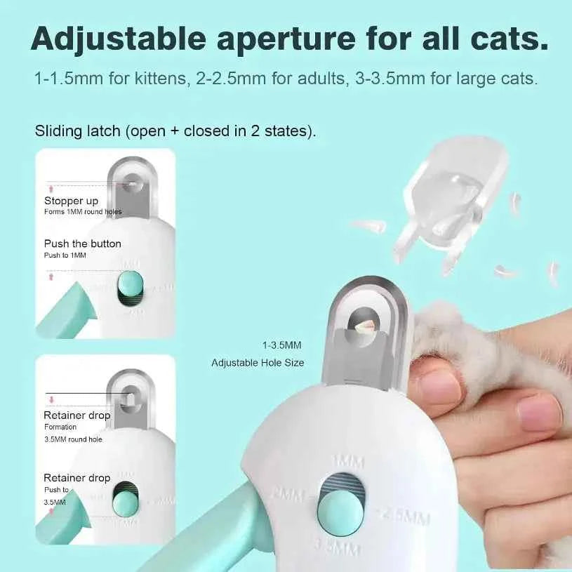 Adjustable Pet Nail Trimmer - Luxe Whiskers