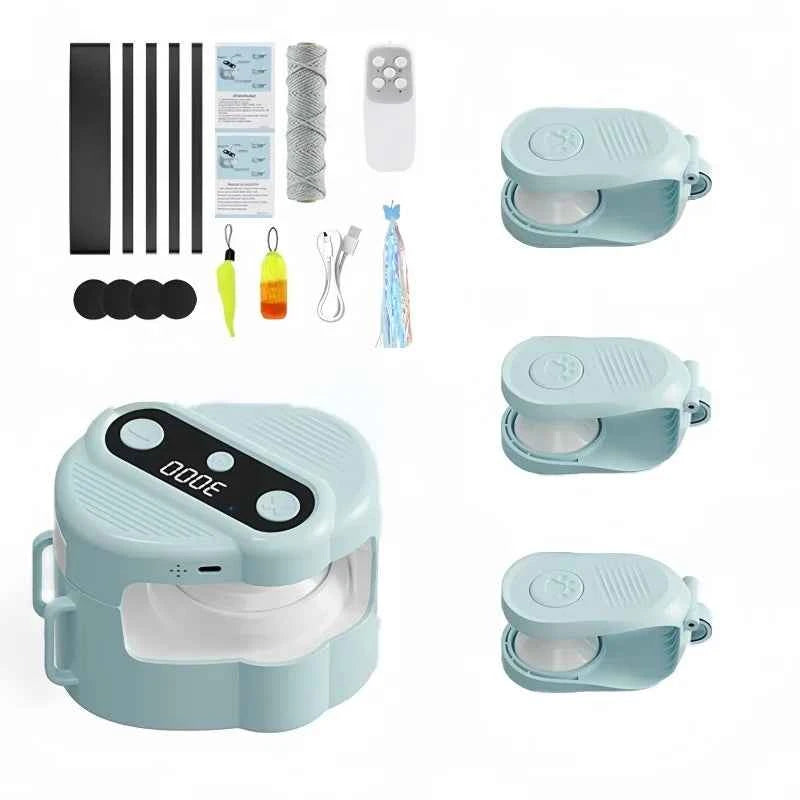 Cat Supplies Pet Running Interactive Indoor Cat Toy  Automatic/Remote DIY Speed  Adjustable  Exercise for Cats Cat accessories - Luxe Whiskers