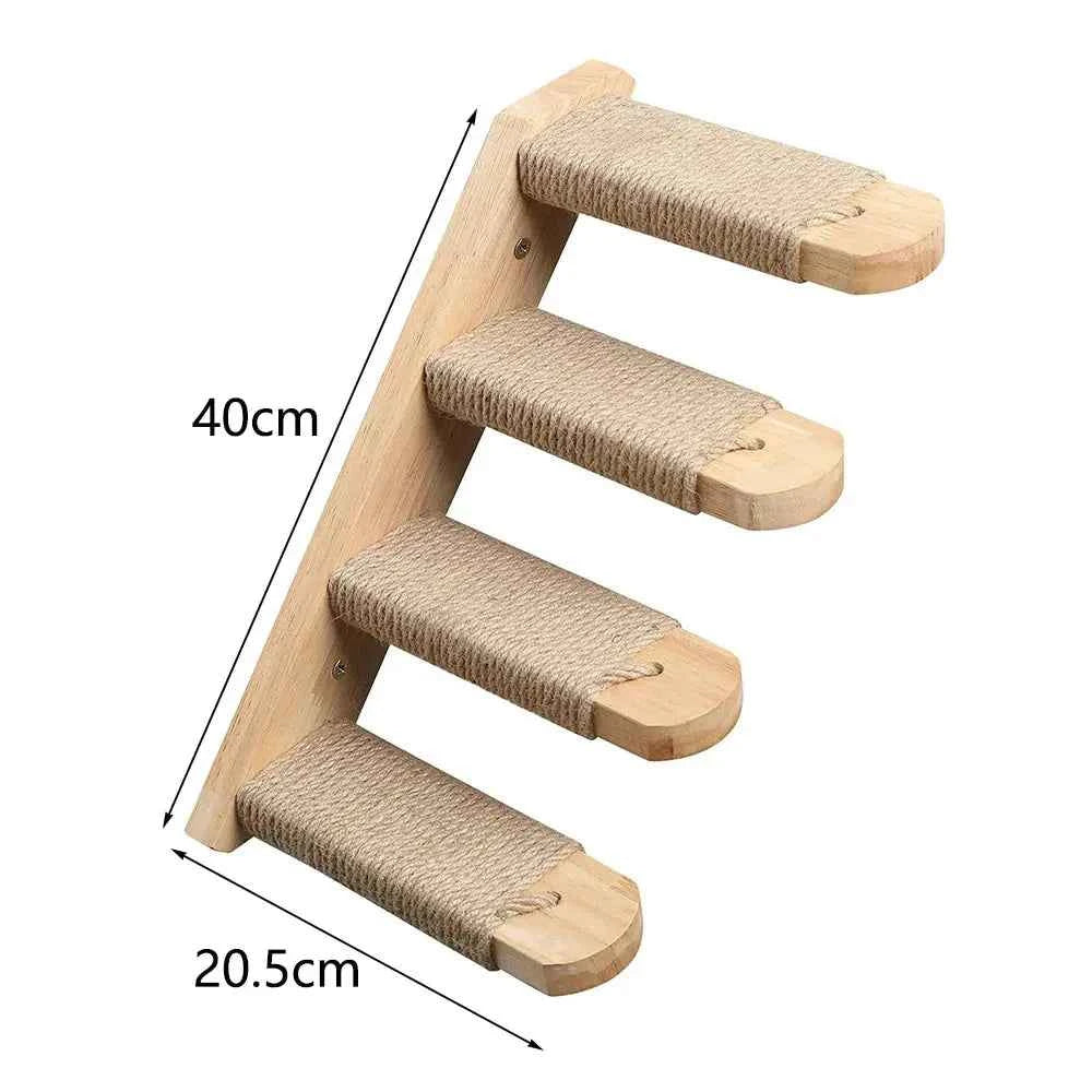 Wall Mounted Cat Furniture - Scratching Posts, Hammock, Steps & More! - Luxe Whiskers