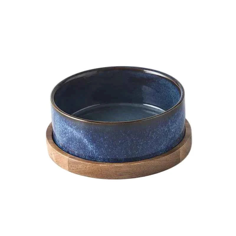 Ceramic Cat Feeding Bowl - Luxe Whiskers